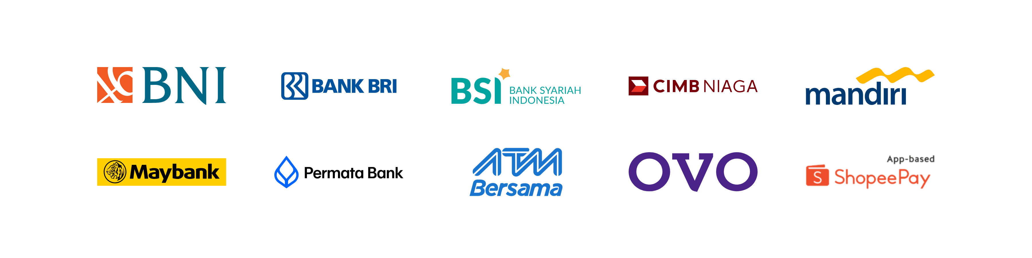 Metode pembayaran: transfer bank virtual account dan e-wallet