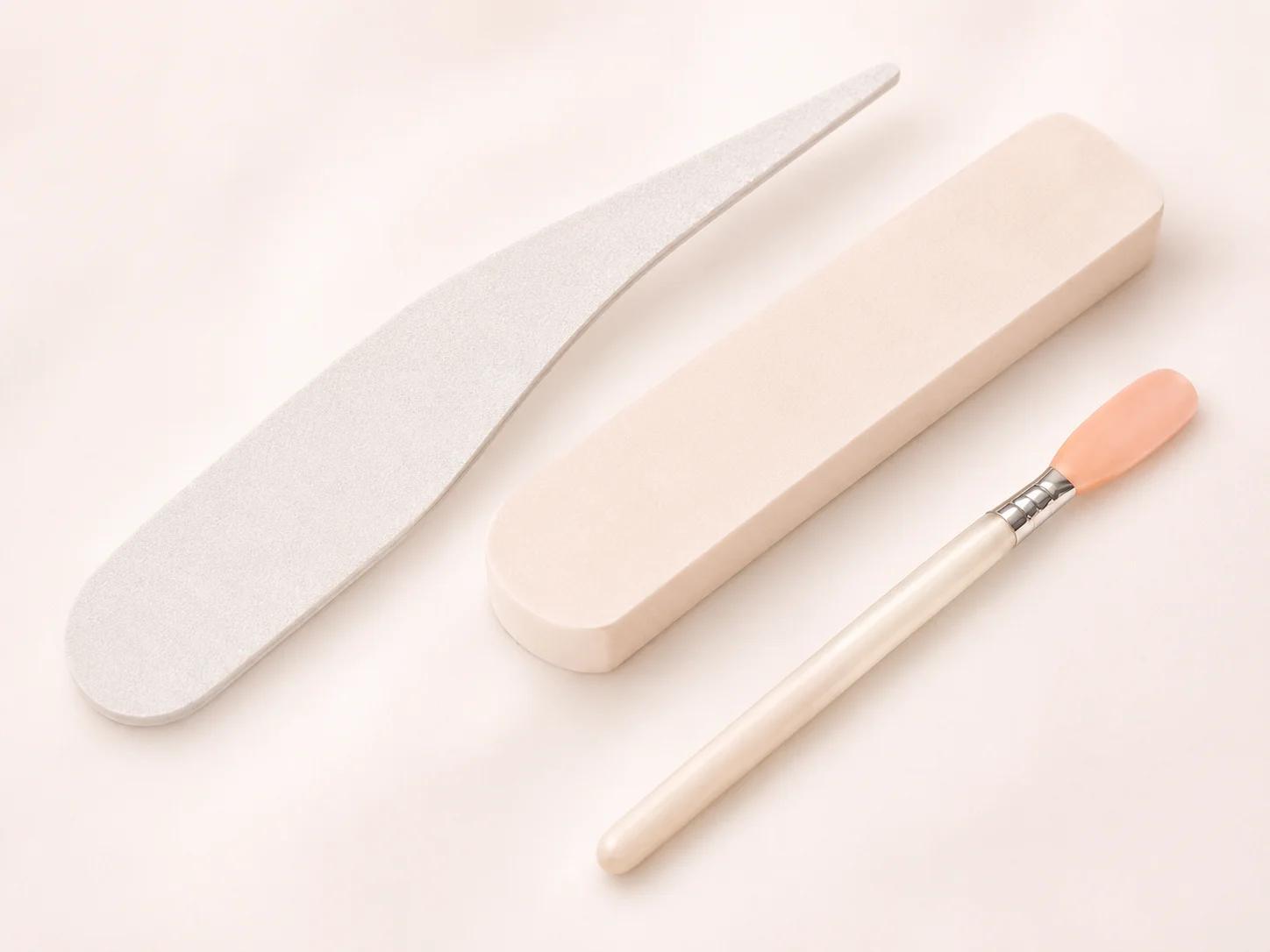 Modul shaping cuticle care buffing dehydrator dan primer kuku