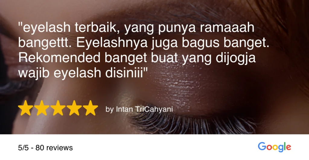 tipe eyelash extension