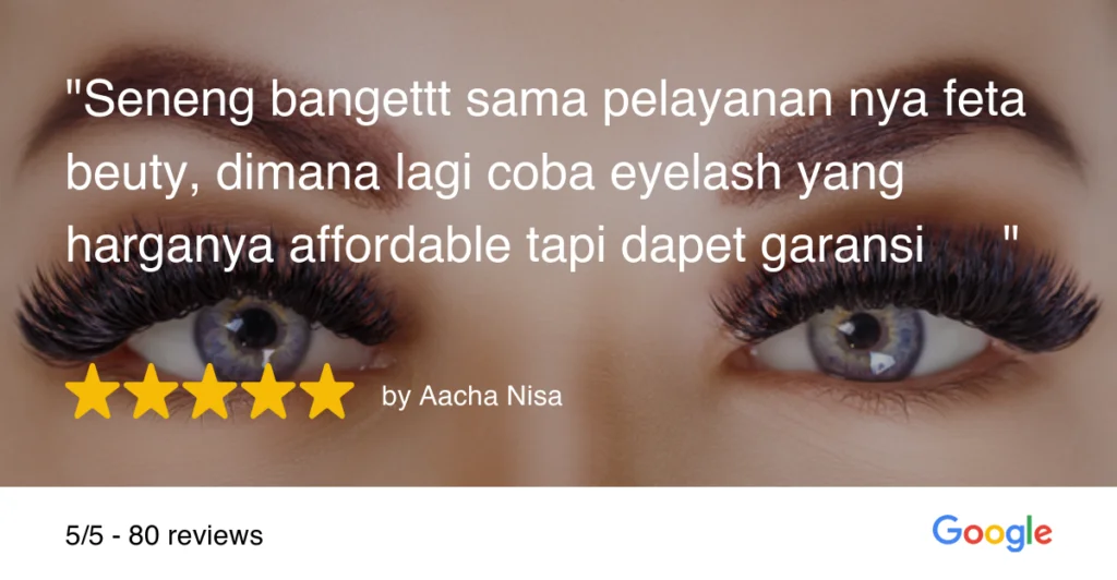 jenis eyelash extension