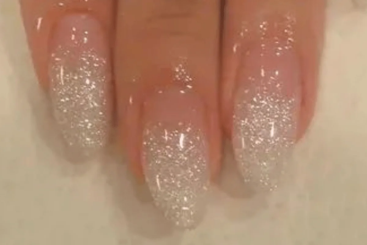 Glitter Gradients nail art