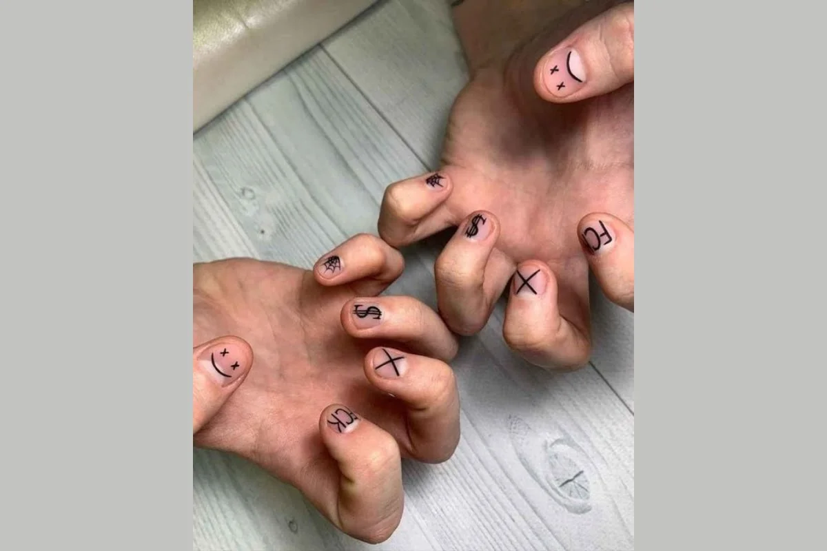 desain nail art untuk pria