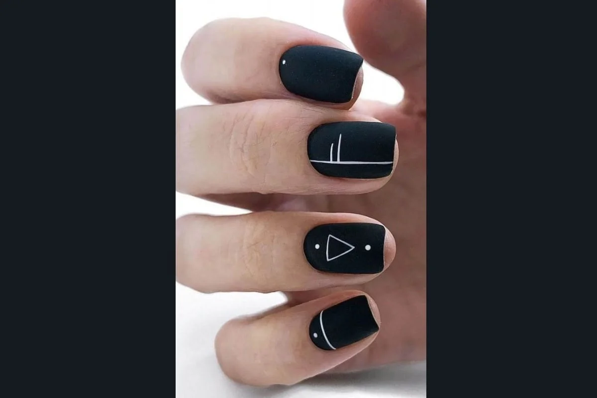 nail art geometris