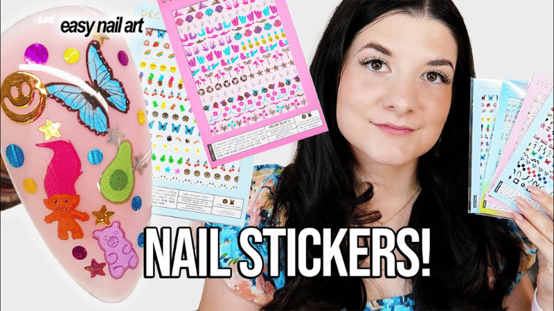 stiker nail art