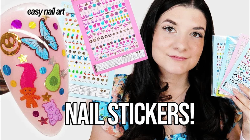 stiker nail art