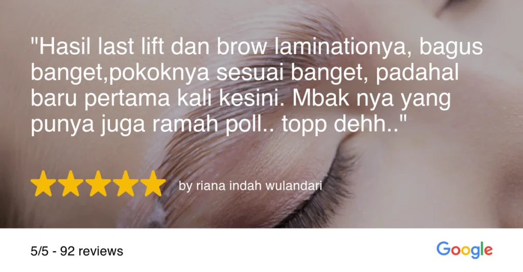 brow lamination jogja