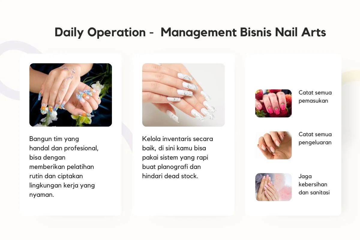 manajemen bisnis nail art