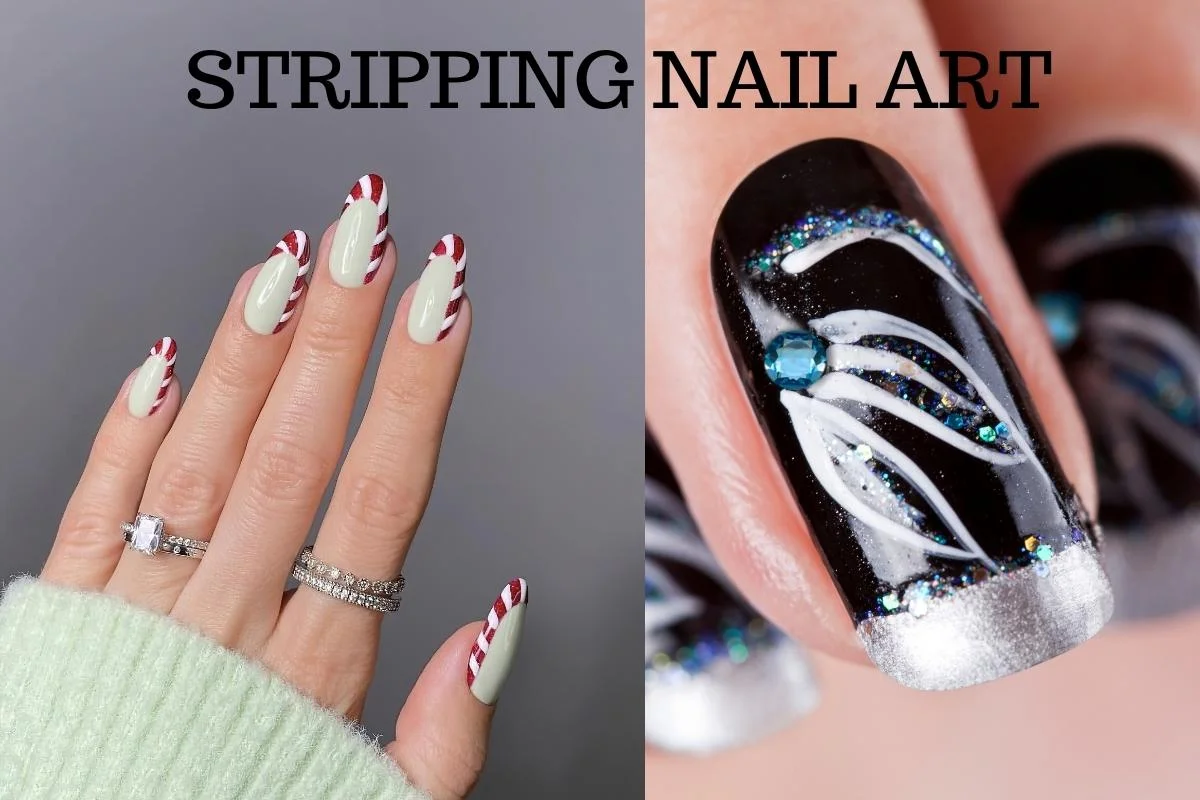teknik nail art striping