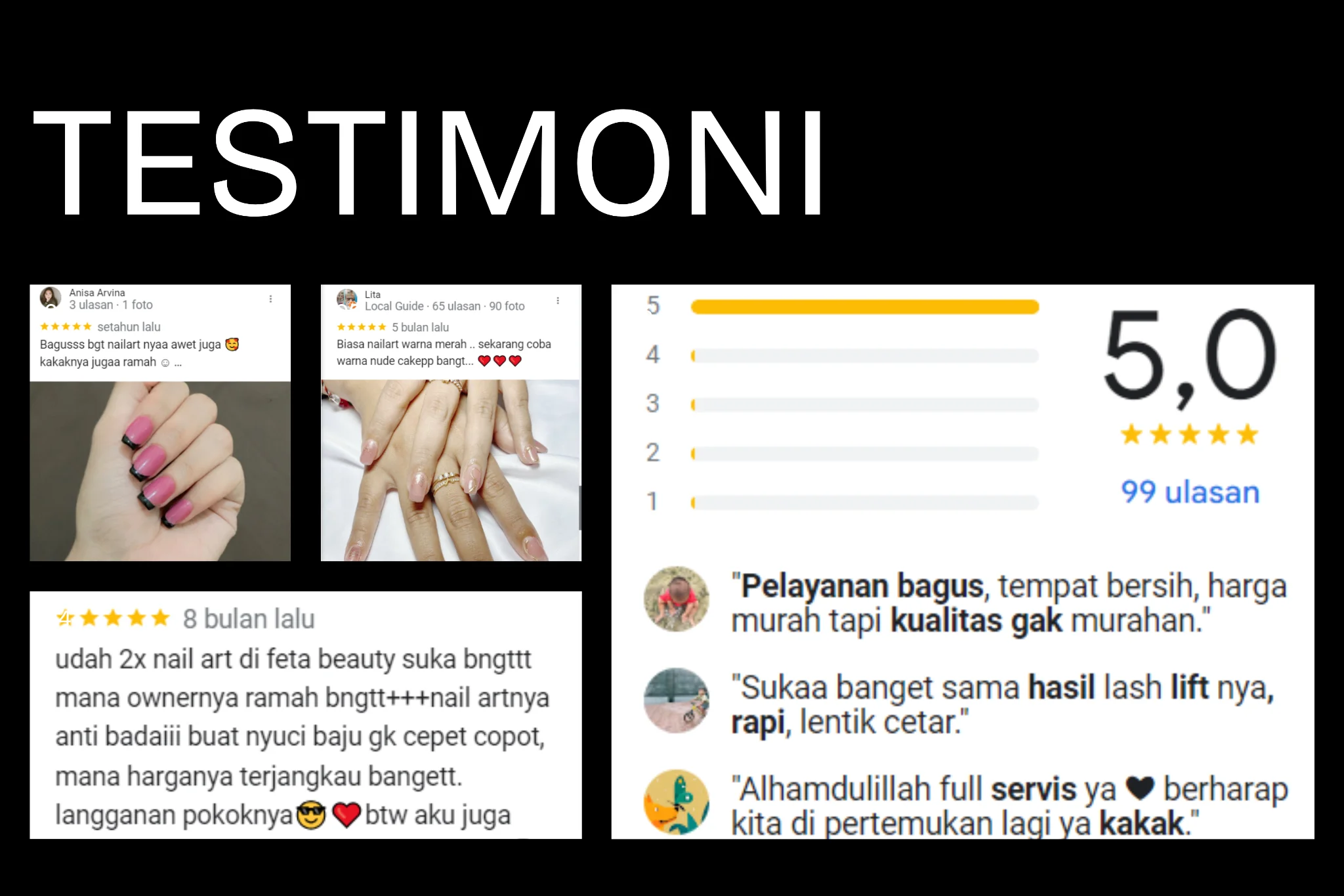 teknik fotografi nail art abstrak