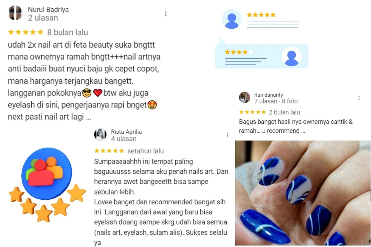 testimoni portofolio nail art 