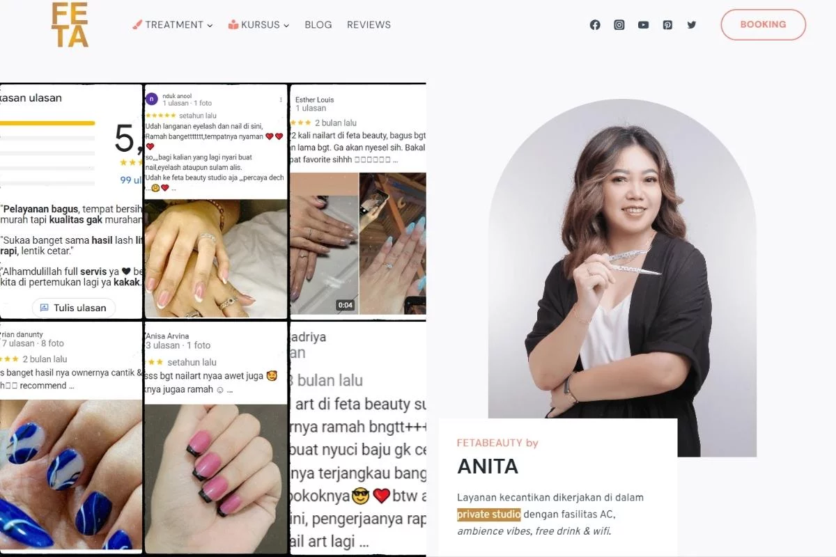 testimoni portofolio nail art 