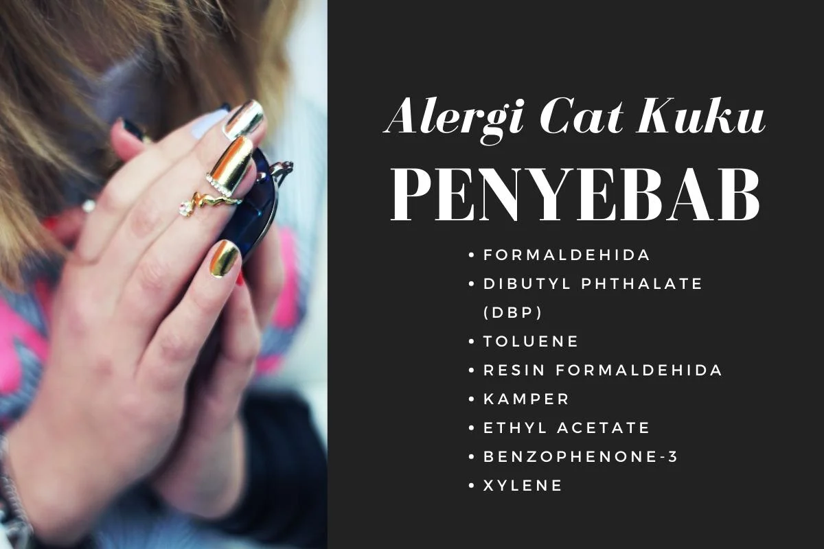 penyebab alergi cat kuku 