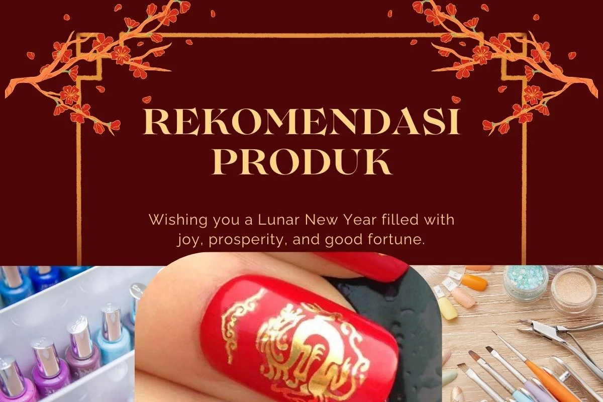 rekomendasi nail art imlek