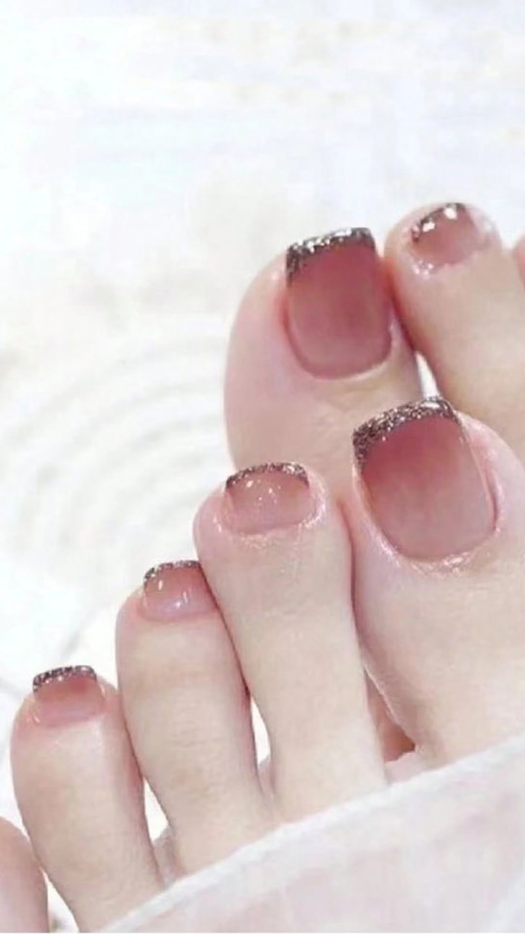 Nail Art Kaki ombre