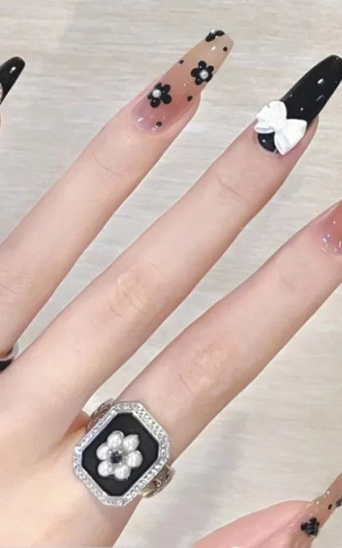 ide desain Nail art polos sticker
