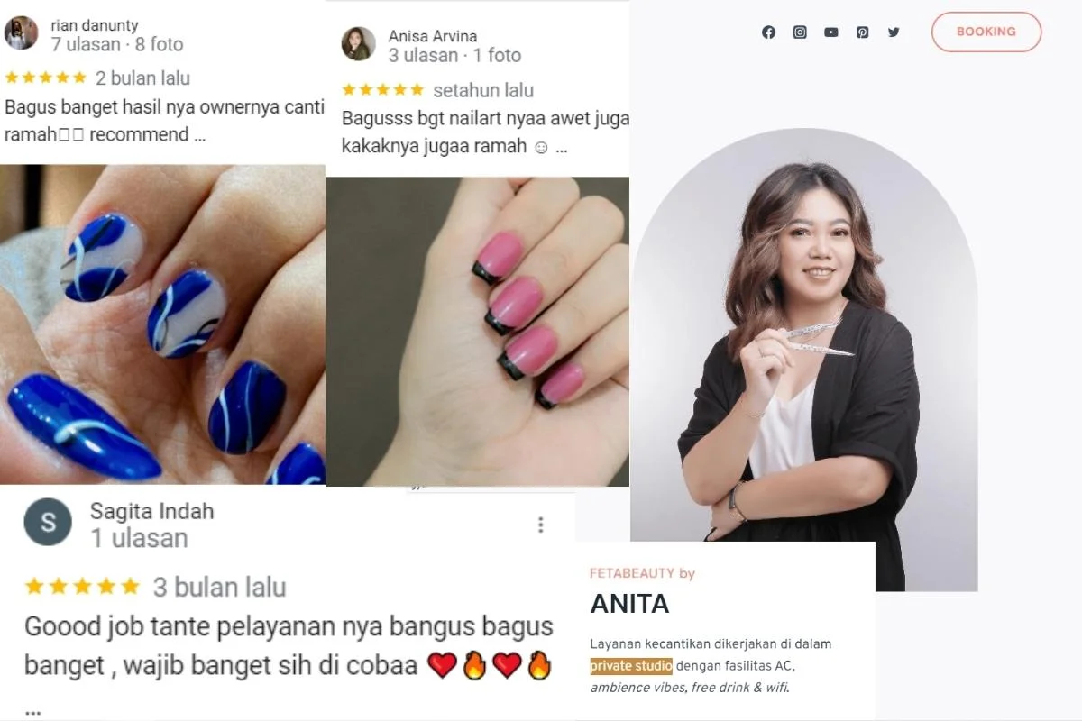 teknik fotografi nail art abstrak