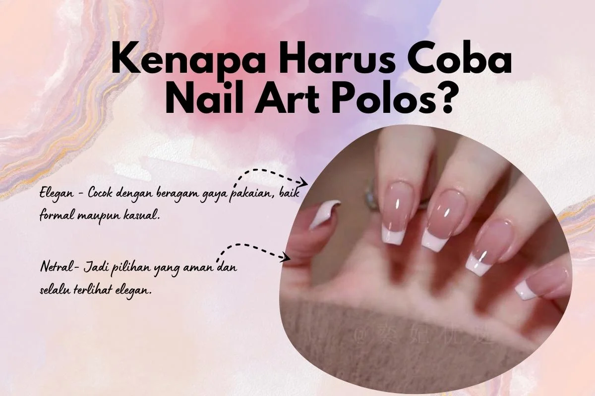 Nail art polos elegan