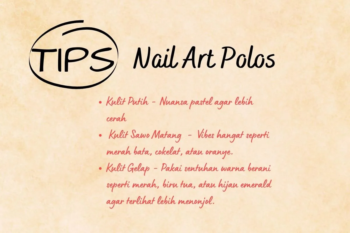 Tips Memilih Nail art polos elegan