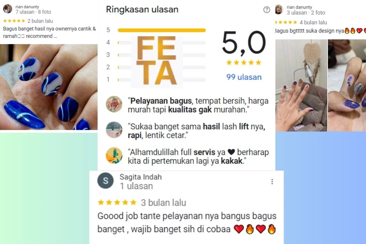 teknik fotografi nail art abstrak
