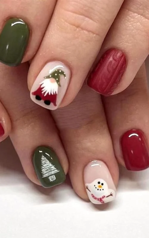 ide desain nail art natal ikonik