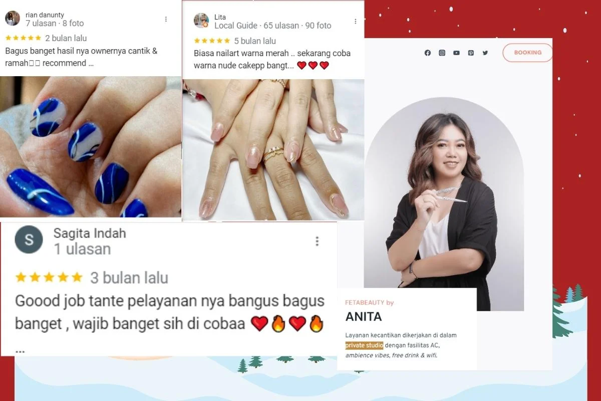 teknik fotografi nail art abstrak