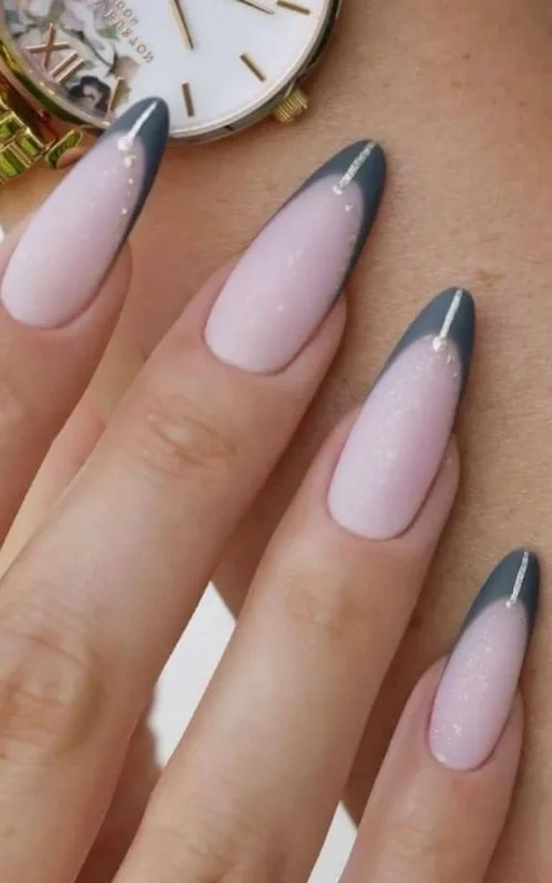 nail art abu abu french manicure